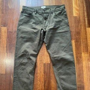 Todd Snyder Slim Fit Five Pocket Chinos - Army Green - 32" x 30"